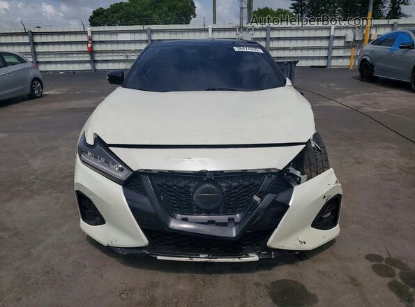 1N4AA6EV3MC510037 2021 NISSAN MAXIMA Белый Вид спереди