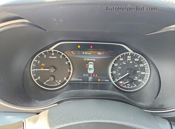 1N4AA6EV6PC501854 2023 NISSAN MAXIMA White Widok zestawu wskaźników