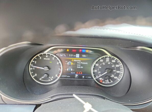 1N4AA6FV0PC501105 2023 NISSAN MAXIMA White Vista del cuadro de instrumentos
