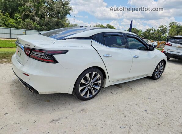 1N4AA6FV6MC508314 2021 NISSAN MAXIMA Белый Задняя правая четверть