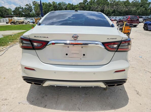 1N4AA6FV6MC508314 2021 NISSAN MAXIMA Белый Вид сзади