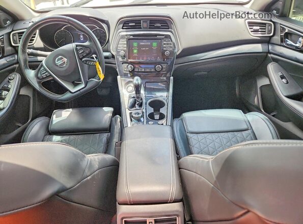 1N4AA6FV6MC508314 2021 NISSAN MAXIMA Белый Вид панели приборов