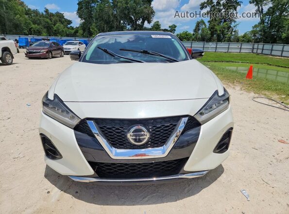 1N4AA6FV6MC508314 2021 NISSAN MAXIMA Белый Вид спереди