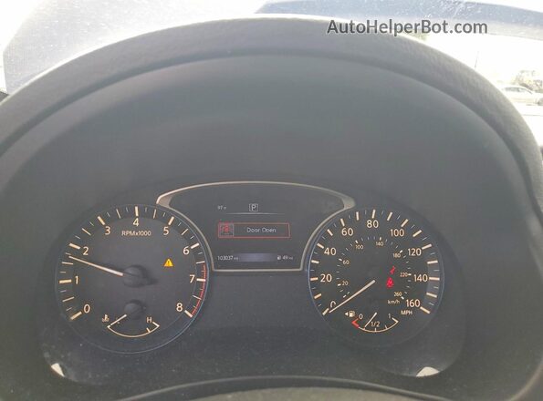 1N4AL3AP0HC230758 2017 NISSAN ALTIMA Blue Widok zestawu wskaźników