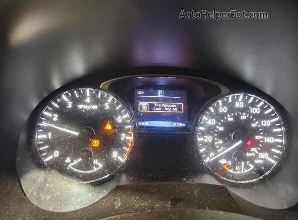 1N4AL3AP0HC270872 2017 NISSAN ALTIMA Red Вид щитка приладів