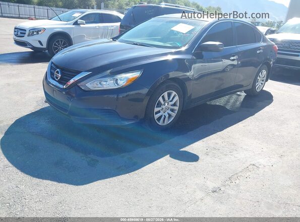 1N4AL3AP0HC484227 2017 NISSAN ALTIMA Black Առջևի ձախ երեք քառորդ տեսարան
