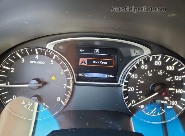 1N4AL3AP0JC150527 2018 NISSAN ALTIMA Black Vista del cuadro de instrumentos