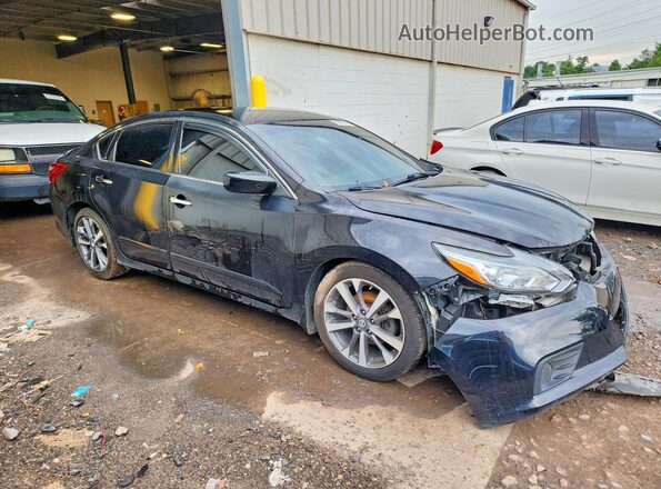 1N4AL3AP1GC180158 2016 NISSAN ALTIMA Черный Передняя правая четверть