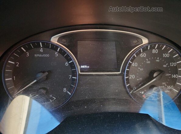 1N4AL3AP1GC180158 2016 NISSAN ALTIMA Черный Вид щитка приборов