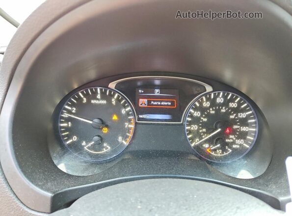 1N4AL3AP1GC212154 2016 NISSAN ALTIMA Black Widok zestawu wskaźników