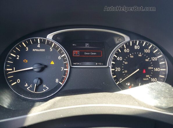 1N4AL3AP1HN313619 2017 NISSAN ALTIMA Tan Widok zestawu wskaźników