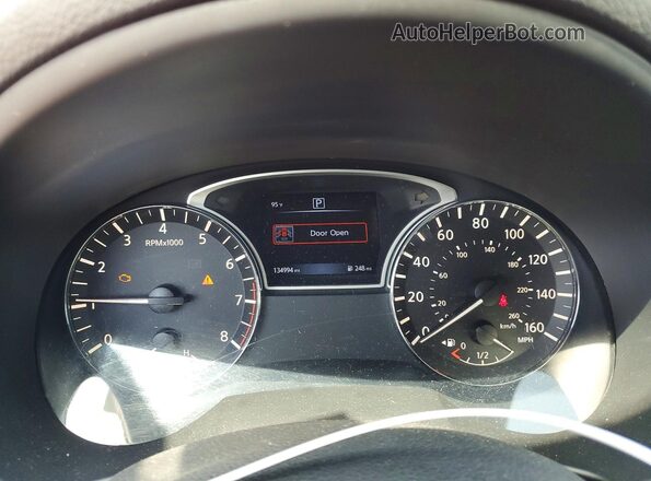 1N4AL3AP2GN309867 2016 NISSAN ALTIMA Red Вид щитка приладів