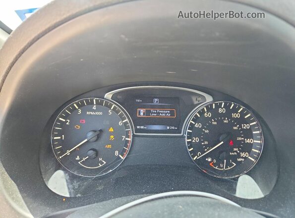 1N4AL3AP2GN350029 2016 NISSAN ALTIMA Charcoal Widok zestawu wskaźników