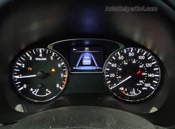 1N4AL3AP2HC227019 2017 NISSAN ALTIMA Gray Вид щитка приладів