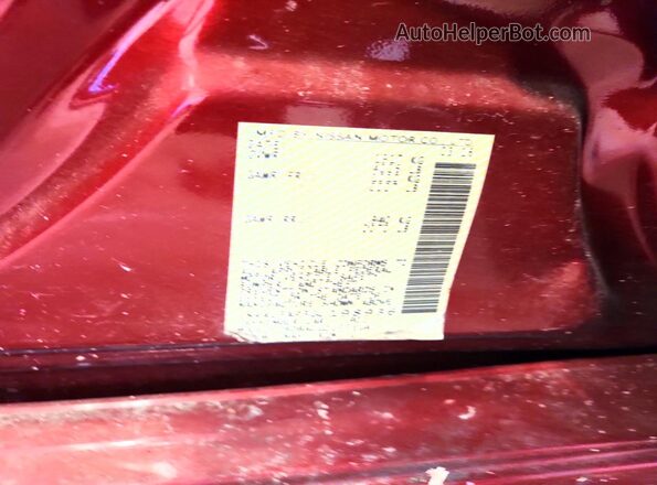 1N4AL3AP3GC198936 2016 NISSAN ALTIMA Red ძრავის განყოფილების ხედი