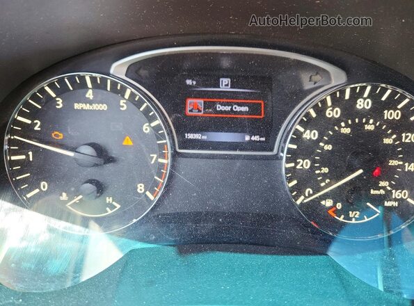 1N4AL3AP3GC230834 2016 NISSAN ALTIMA Red Вид щитка приладів