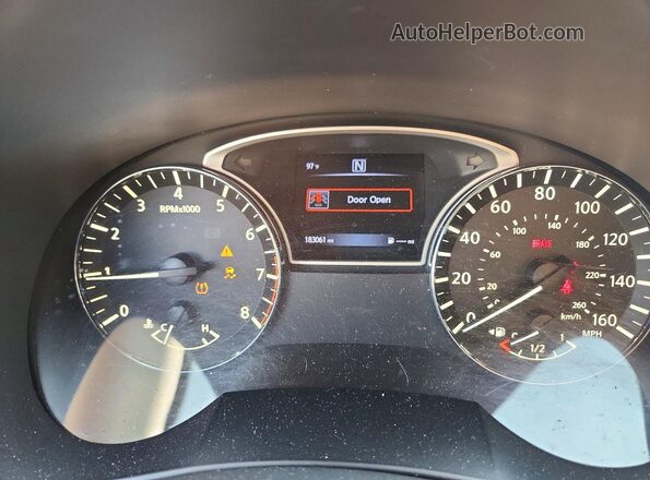 1N4AL3AP3GN374744 2016 NISSAN ALTIMA Серебряный Вид щитка приборов
