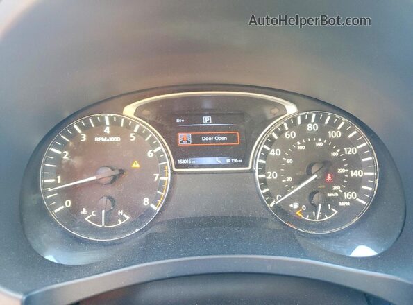 1N4AL3AP3HC208642 2017 NISSAN ALTIMA Black Widok zestawu wskaźników