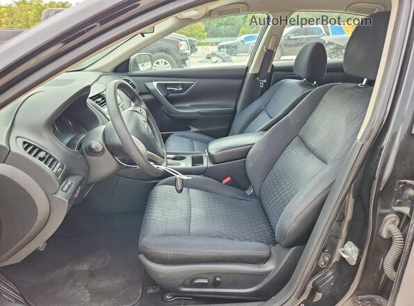 1N4AL3AP3HC226400 2017 NISSAN ALTIMA Black წინა სალონის ხედი