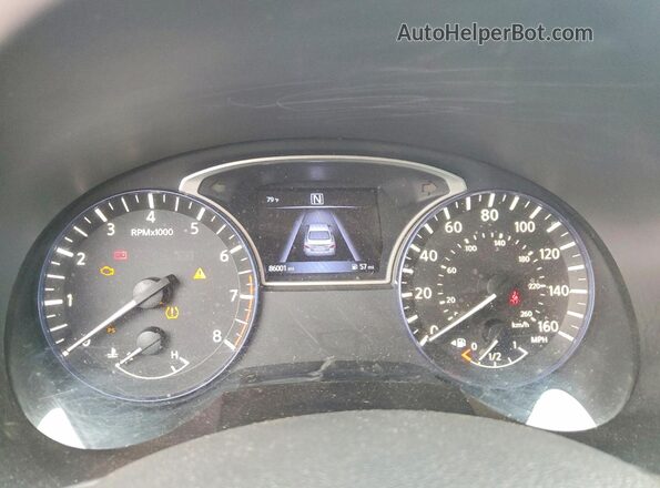 1N4AL3AP4GC272543 2016 NISSAN ALTIMA Gray Սարքավորումների վահանակի տեսք