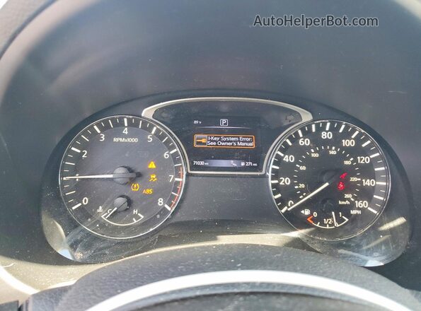 1N4AL3AP4HC108212 2017 NISSAN ALTIMA Gray Вид щитка приладів