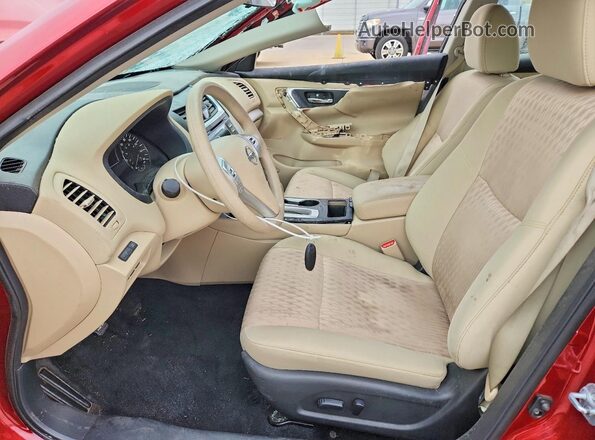 1N4AL3AP4HN329152 2017 NISSAN ALTIMA Красный Вид салона спереди