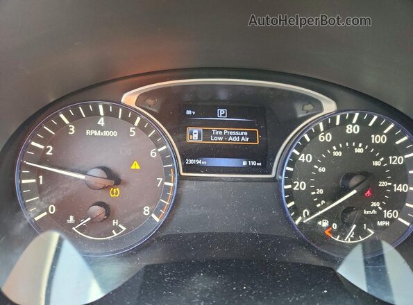 1N4AL3AP5GC274415 2016 NISSAN ALTIMA Gray Вид щитка приладів