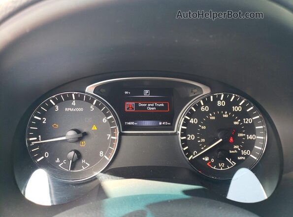 1N4AL3AP5GC282370 2016 NISSAN ALTIMA Charcoal Vista del cuadro de instrumentos