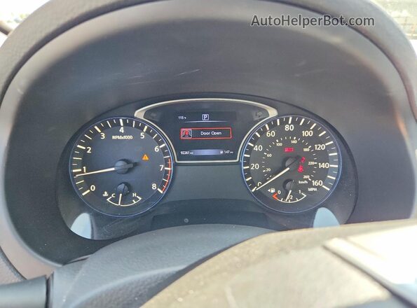1N4AL3AP5GN377838 2016 NISSAN ALTIMA Black ხელსაწყოთა პანელის ხედი