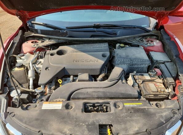 1N4AL3AP5HN356635 2017 NISSAN ALTIMA Red Vista interior trasera