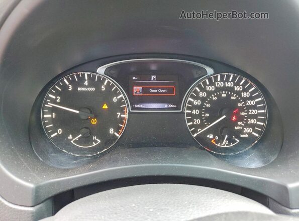 1N4AL3AP6GN320015 2016 NISSAN ALTIMA Black Vista del cuadro de instrumentos
