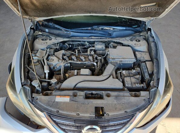 1N4AL3AP6HN318539 2017 NISSAN ALTIMA Серебряный Вид задней части салона