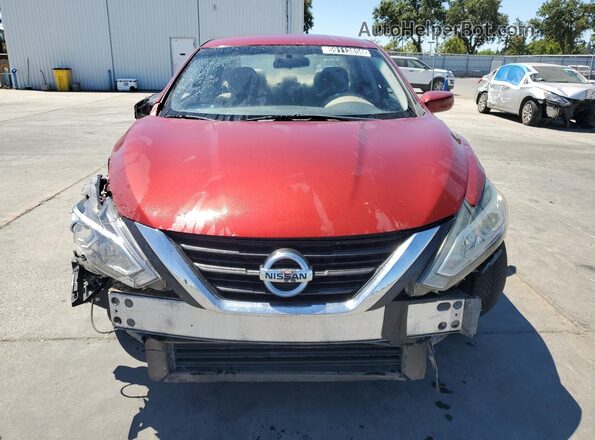 1N4AL3AP7GC227404 2016 NISSAN ALTIMA Burgundy Vista de la etiqueta del VIN