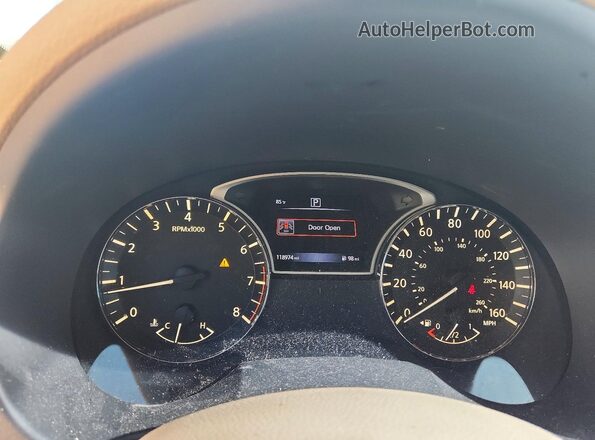 1N4AL3AP7HC198181 2017 NISSAN ALTIMA White ხელსაწყოთა პანელის ხედი
