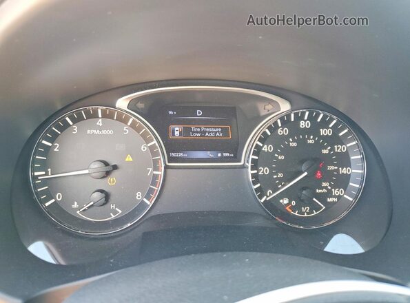 1N4AL3AP7HC261828 2017 NISSAN ALTIMA Красный Вид щитка приборов