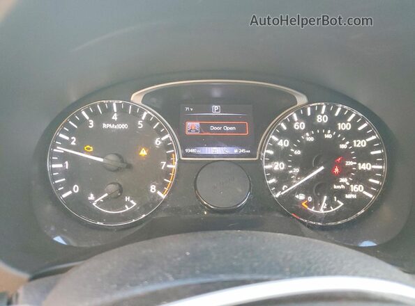 1N4AL3AP7HC476917 2017 NISSAN ALTIMA Gray ხელსაწყოთა პანელის ხედი