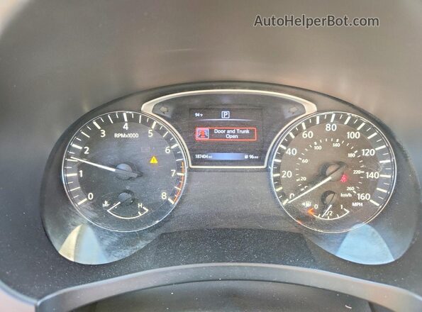 1N4AL3AP7HN305315 2017 NISSAN ALTIMA Белый Вид щитка приборов