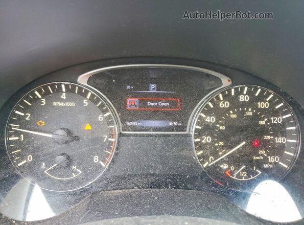 1N4AL3AP8HN338839 2017 NISSAN ALTIMA Белый Вид щитка приборов