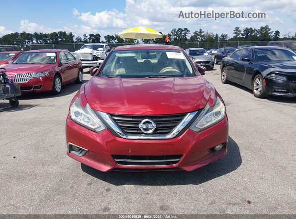 1N4AL3AP8JC189169 2018 NISSAN ALTIMA Red Instrument cluster view