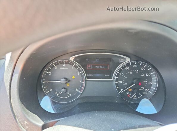 1N4AL3AP8JC284086 2018 NISSAN ALTIMA Black ხელსაწყოთა პანელის ხედი