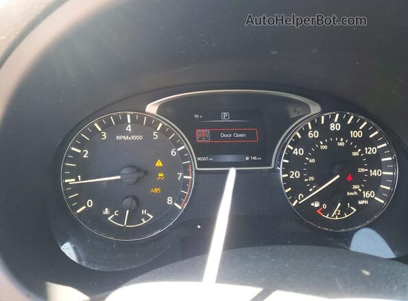 1N4AL3AP9GN353302 2016 NISSAN ALTIMA Blue Instrument cluster view