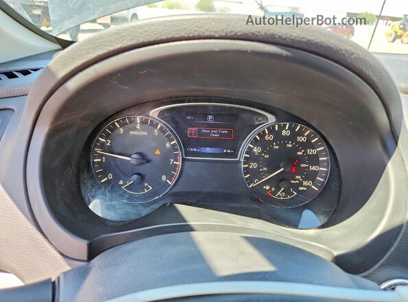1N4AL3AP9JC186121 2018 NISSAN ALTIMA Black Widok zestawu wskaźników