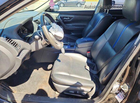 1N4AL3AP9JC186121 2018 NISSAN ALTIMA Black Widok wnętrza z przodu