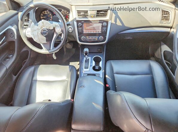 1N4AL3AP9JC186121 2018 NISSAN ALTIMA Black Widok deski rozdzielczej