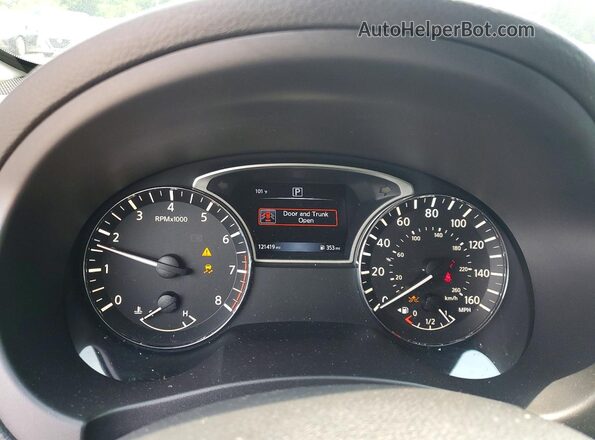 1N4AL3AP9JC257978 2018 NISSAN ALTIMA Black Вид щитка приладів