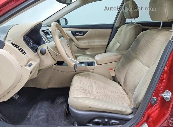 1N4AL3APXGC112571 2016 NISSAN ALTIMA Красный Вид салона спереди