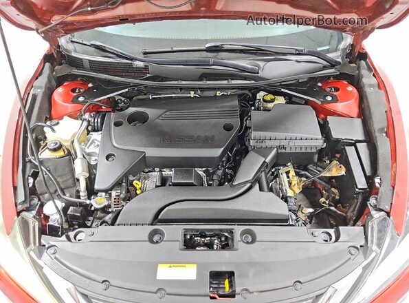 1N4AL3APXGC112571 2016 NISSAN ALTIMA Красный Вид задней части салона