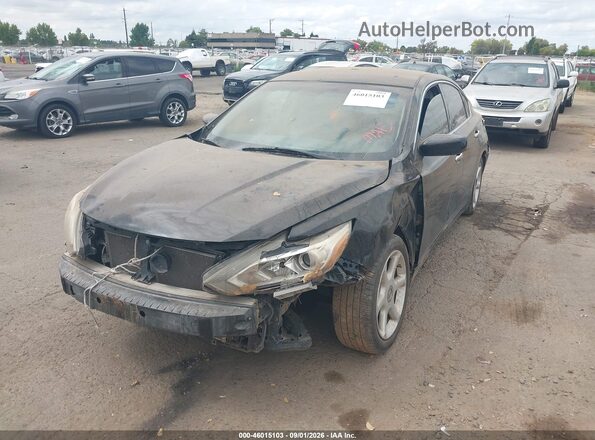 1N4AL3APXGC195631 2016 NISSAN ALTIMA Черный Передняя левая четверть