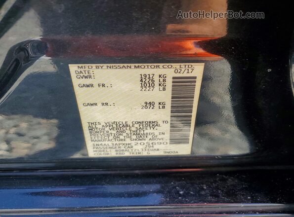 1N4AL3APXHC205690 2017 NISSAN ALTIMA Blue Engine compartment view