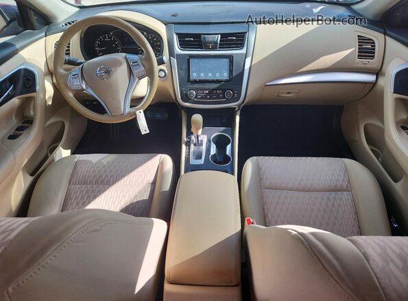 1N4AL3APXHC233814 2017 NISSAN ALTIMA Red Առջևի վահանակի տեսք